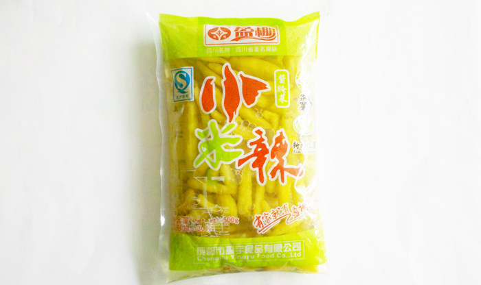 4袋包邮 四川泡菜盈棚泡椒小米椒500g泡野山椒泡辣椒小米辣泡凤爪