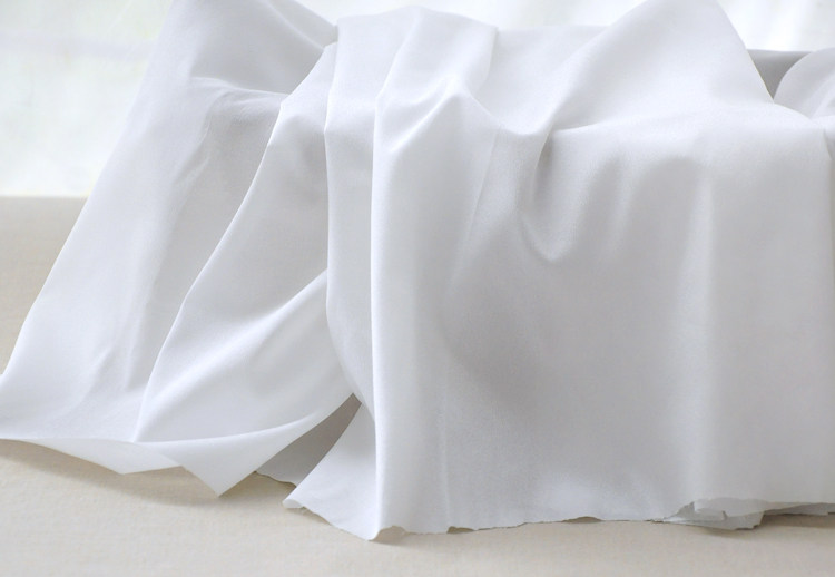 里布内衬防透布微弹雪纺蕾丝花边面料衬布网红小孩裙子推荐杏色