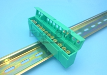 1 in 11 out card rail type terminal block Outlet safety terminal block Distribution box zero line terminal block