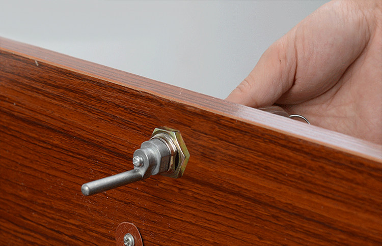 联动锁芯铁皮柜锁文件柜一锁三三联锁办公桌锁三联抽屉锁三连锁_双氙