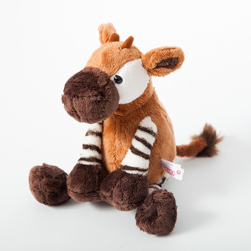 nici麋鹿毛绒玩具公仔可爱卡通儿童玩偶布娃娃生日礼物礼品摆件_7折