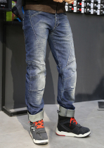 Italian PMJ Dallas motorcycle jeans Kevlar lining built-in KNOX protective gear