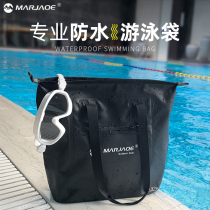 Professional fully waterproof swimming bag large capacity free diving training hot spring fitness shoulder bag outdoor storage bag