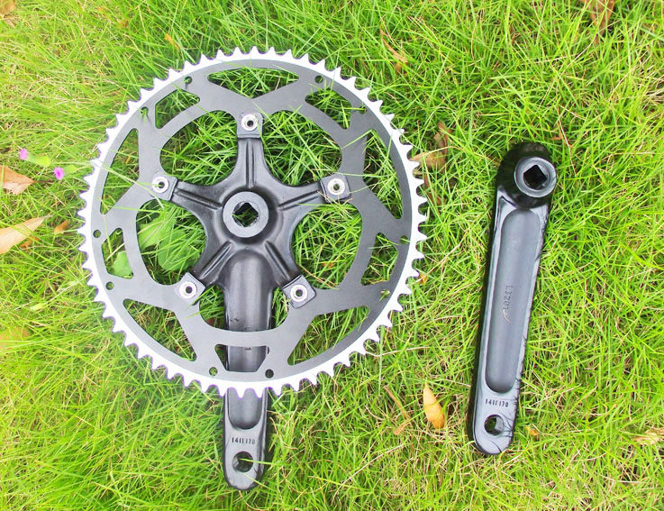 台湾dodsun超大牙盘 折叠公路小轮车改装单速牙盘自行车零配件60t