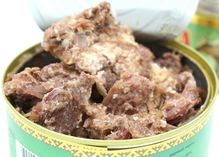 2个包邮 俄罗斯进口麋鹿驯鹿肉四不像罐头天然牧场绿色食品 325克
