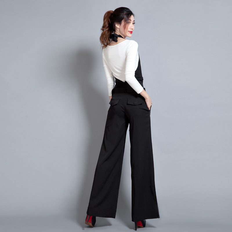 black slim jumpsuit