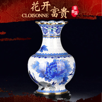 Jingtai Blue Vase Room Adornment New Chinese Creativity Furnishing Wedding Gift Beijing Featured Handicraft Swing Piece