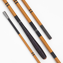 Dry six 2 1 meter and follow the net pole Crucian carp carp competitive plug carbon net handle pole Ultra-light super hard jade handle