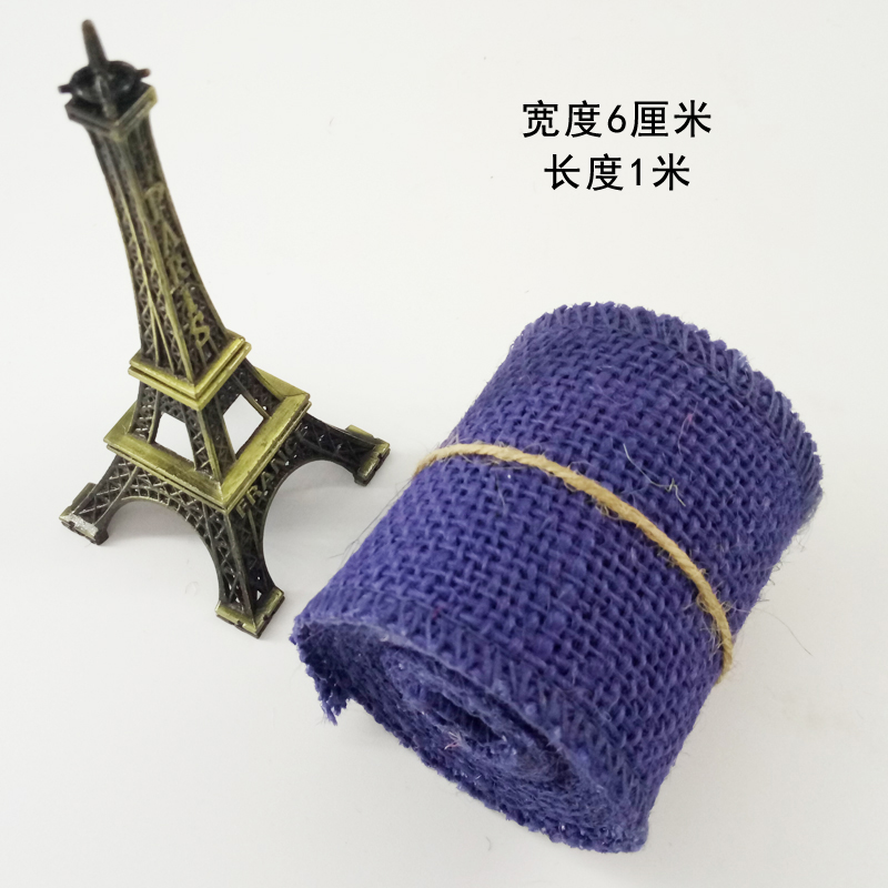 natural coarse linen lace jute thread linen roll hand diy accessories kindergarten decorative crafts decoration
