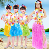  Adult Hawaiian hula dance skirt Childrens kindergarten environmental protection performance area material props seaweed dance performance clothing