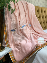 ALEX summer 60 tencel ice silk cool summer quilt thin quilt core air conditioning quilt double naked sleeping quilt machine washable