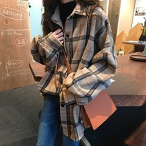 Spring and Autumn dress relaxed retro-hair coat grinding shirt design sensitivity of the crowd coat long sleeve day trade