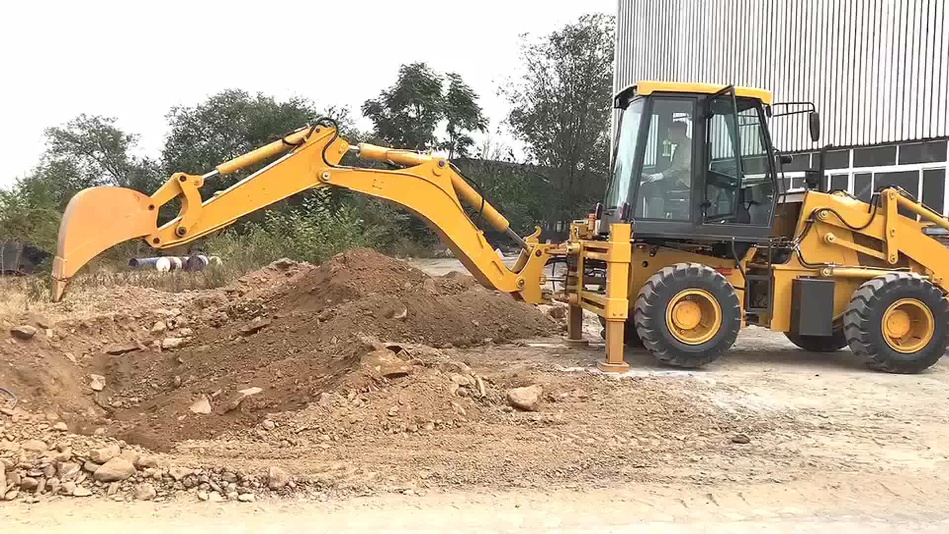 5ton 3ton 小型轮式装载机反铲挖土机待售