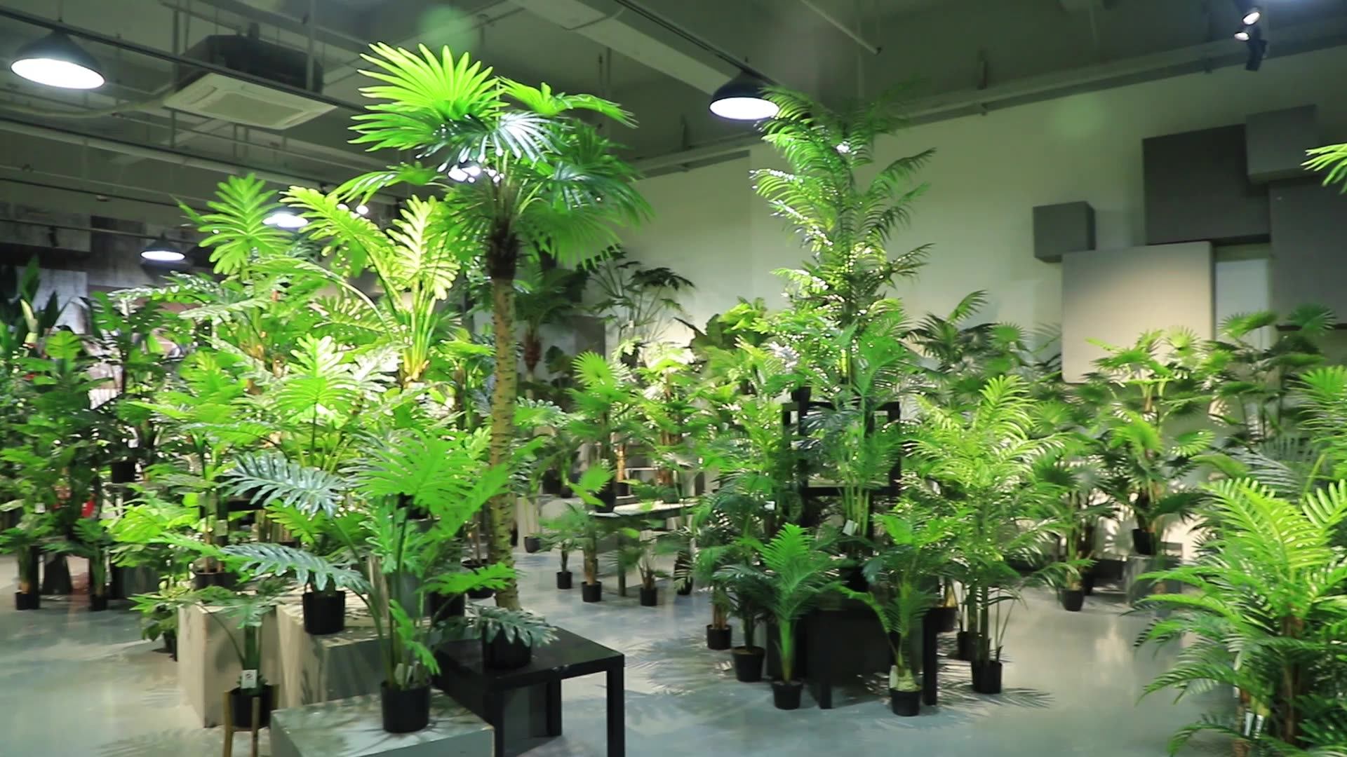 artificial bamboo tree greenery plants in nursery pot fake