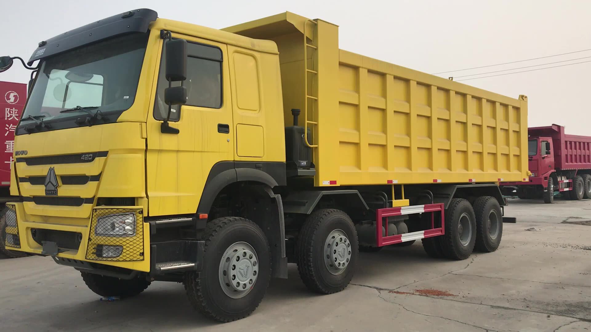 sinotruk howo 8x4 new dump truck for sale