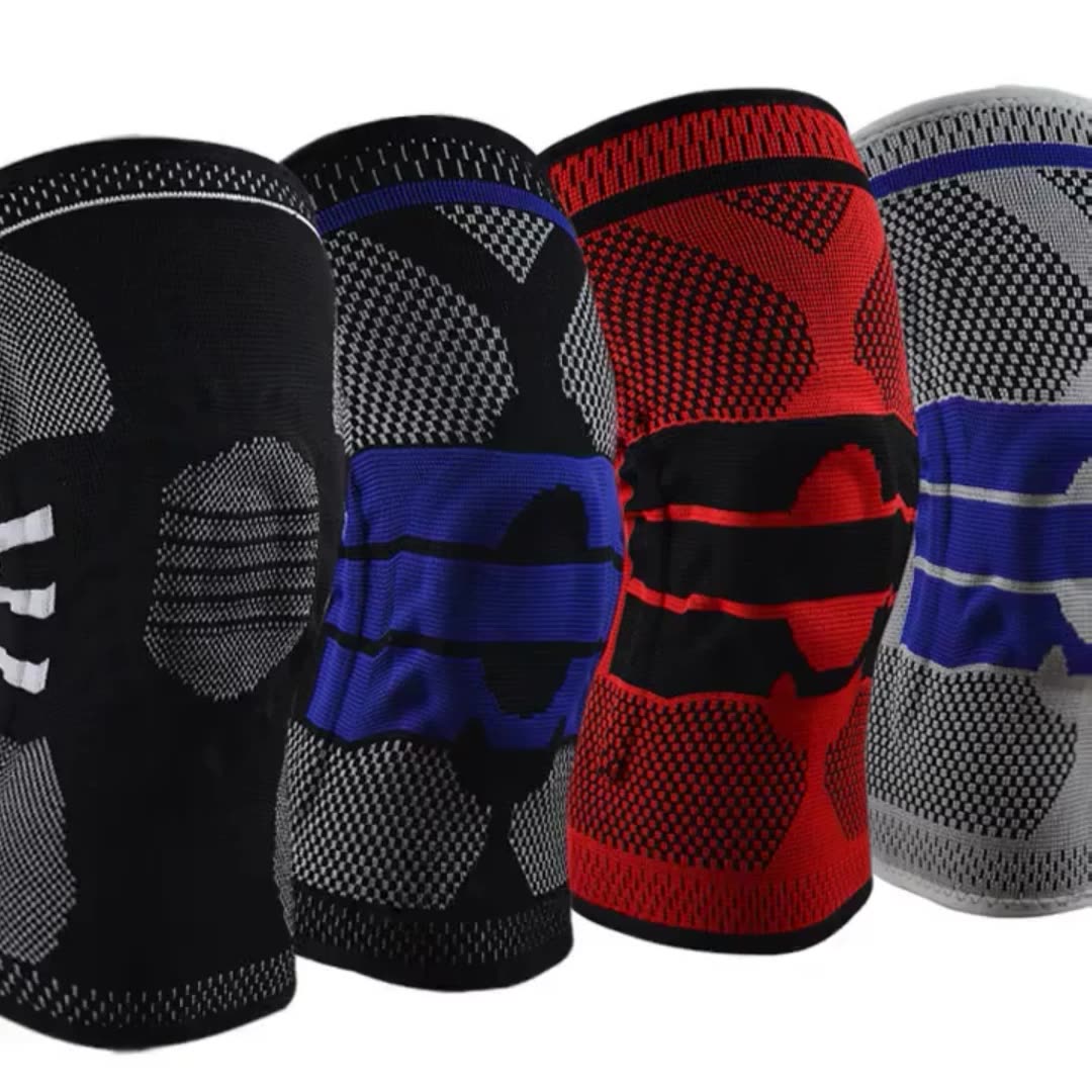 wholesale cheap price and high quality knee brace with silicone