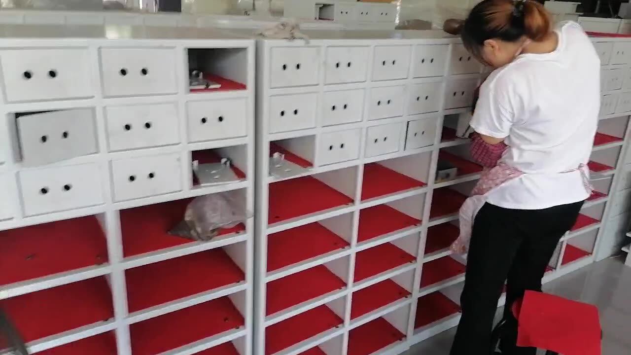 酒店前厅保险箱寄存柜宾馆大堂贵重物品保管箱多门前厅保险柜订制