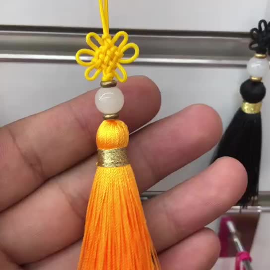 手工编织书签流苏穗子 发簪吊坠穗子 高档复古小号中国结流苏挂件