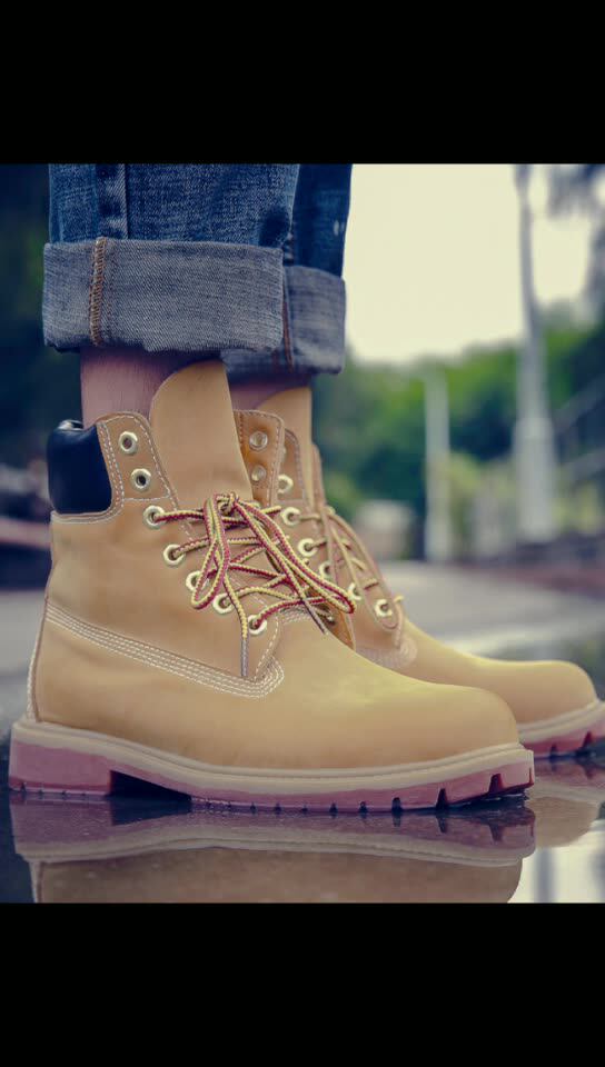 大黄靴天伯伦踢不烂防水加绒马丁 男鞋卡特cat工装高帮户外雪地靴