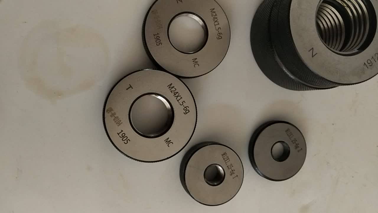 m12x1.25 公制螺纹环规 6g go nogo 100% 已校准