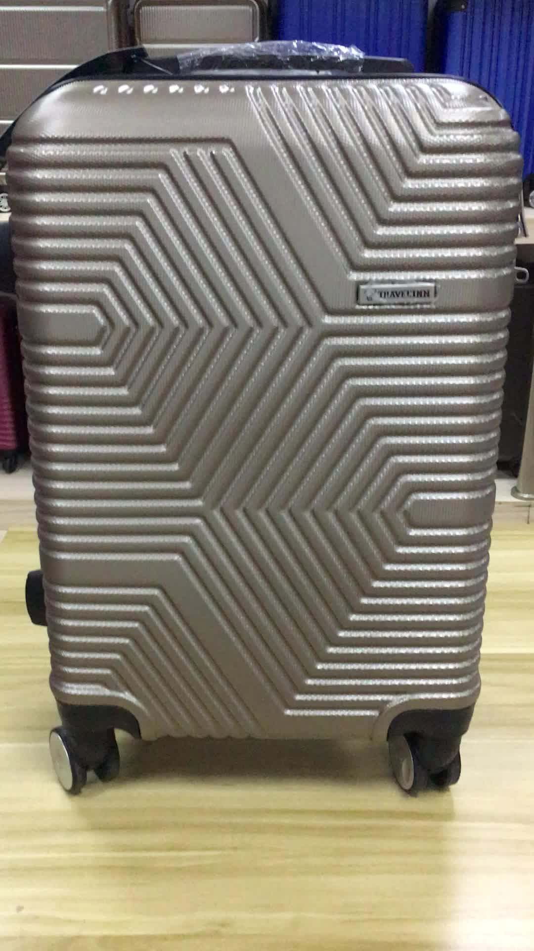 high quality caster hardcase mens cabin luggage