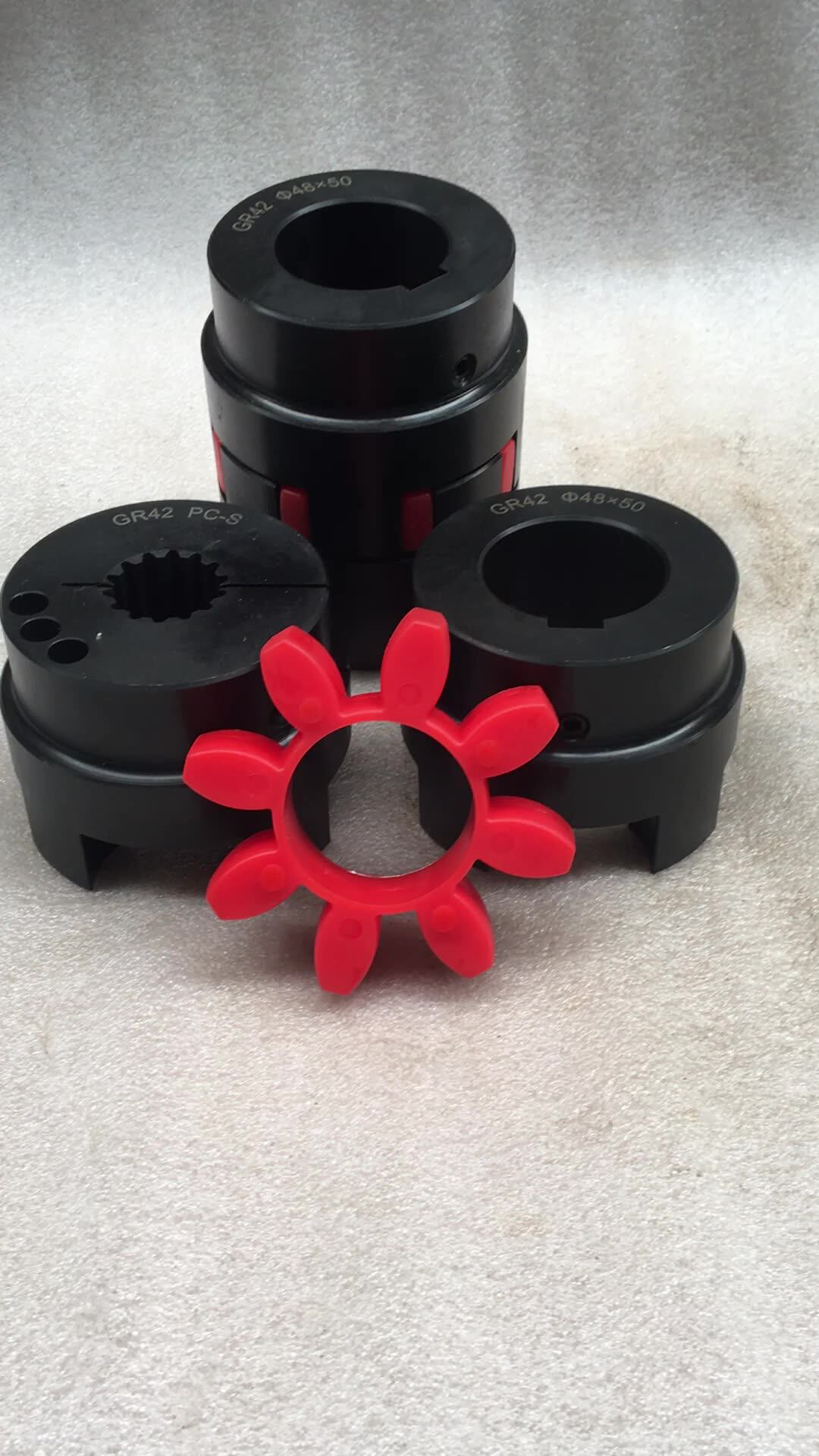 gr424850pcs联轴器星型梅花型nl联轴器液压伺服联轴器非标