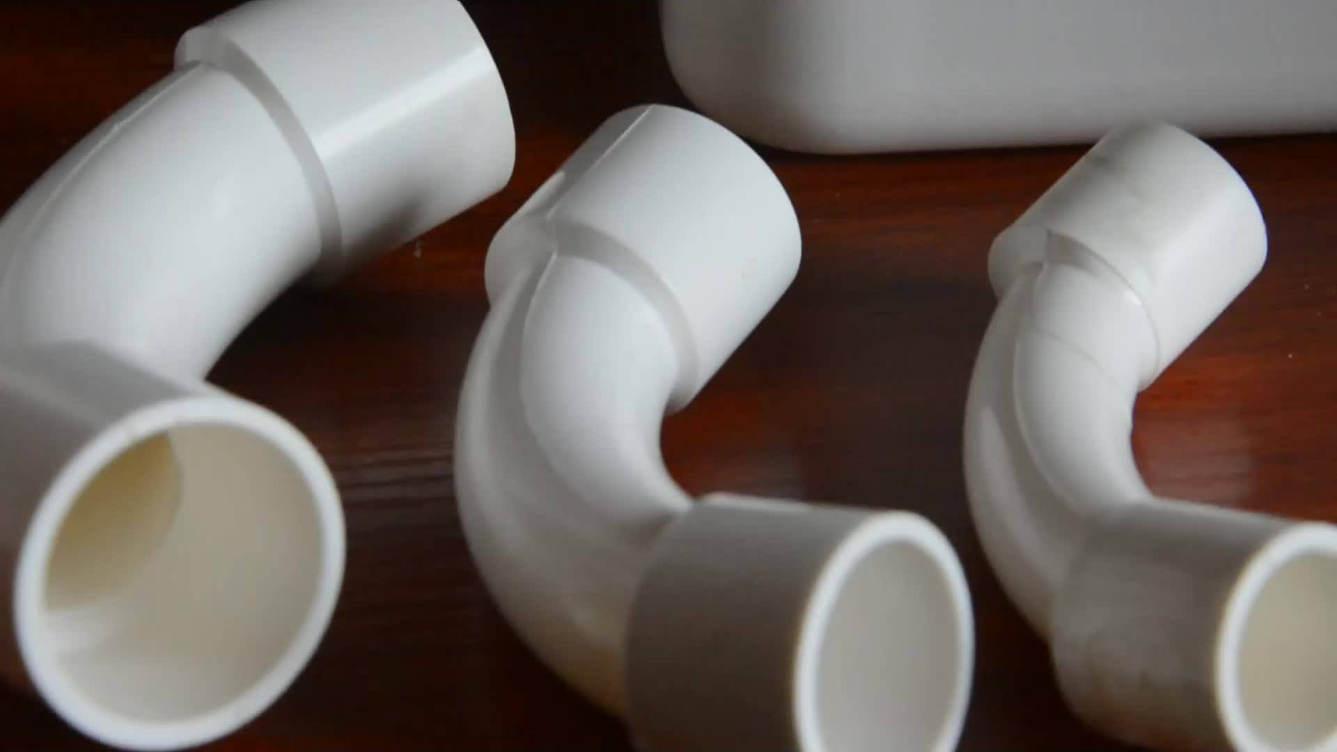 pvc16 20 25电线管大弯头 90度红兰白 月弯 电工管套配件 大弧弯