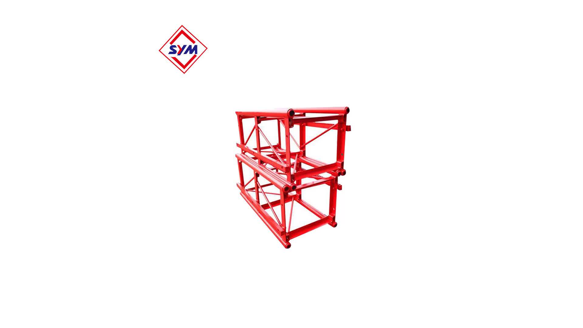 gjj passenger hoist painted mast section 1508*650*650mm 4 width