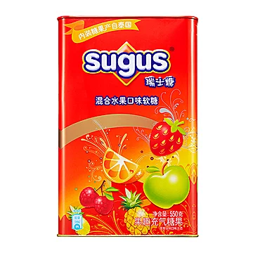 瑞士糖新年货礼盒混合水果口味550g罐装[3元优惠券]-寻折猪