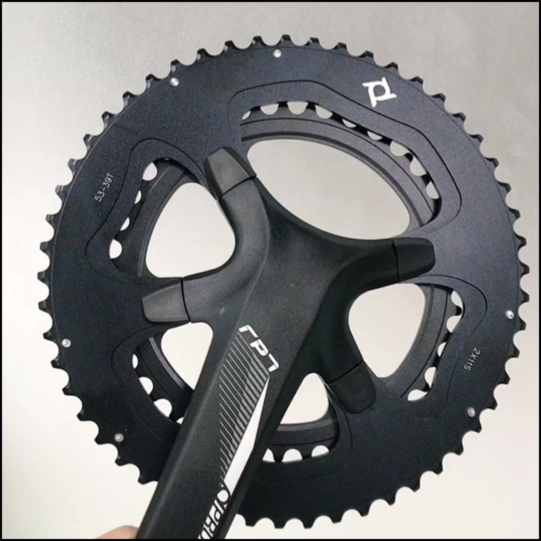 prowheel浩盟公路车中空一体牙盘11速53t/39t牙盘trp721c跨境货源