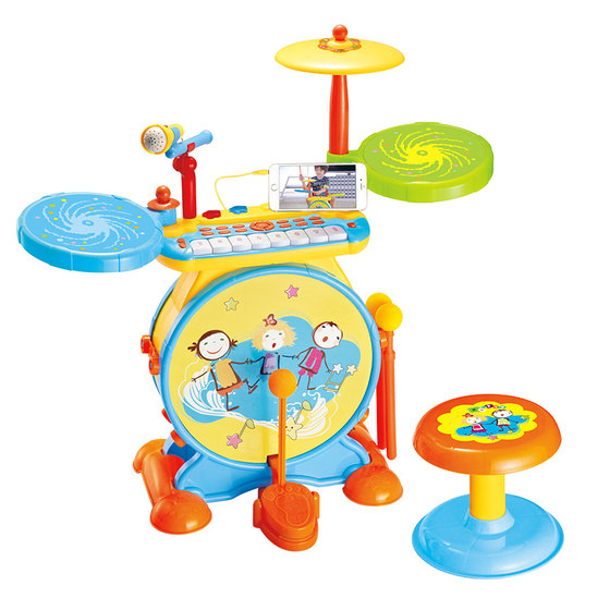 Poly drum set for beginners for beginners with children's toys 6 practice drumming instruments jazz drum 5 baby 3 years old 2
Poly drum set for beginners for beginners with children's toys 6 practice drumming instruments jazz drum 5 baby 3 years old 2