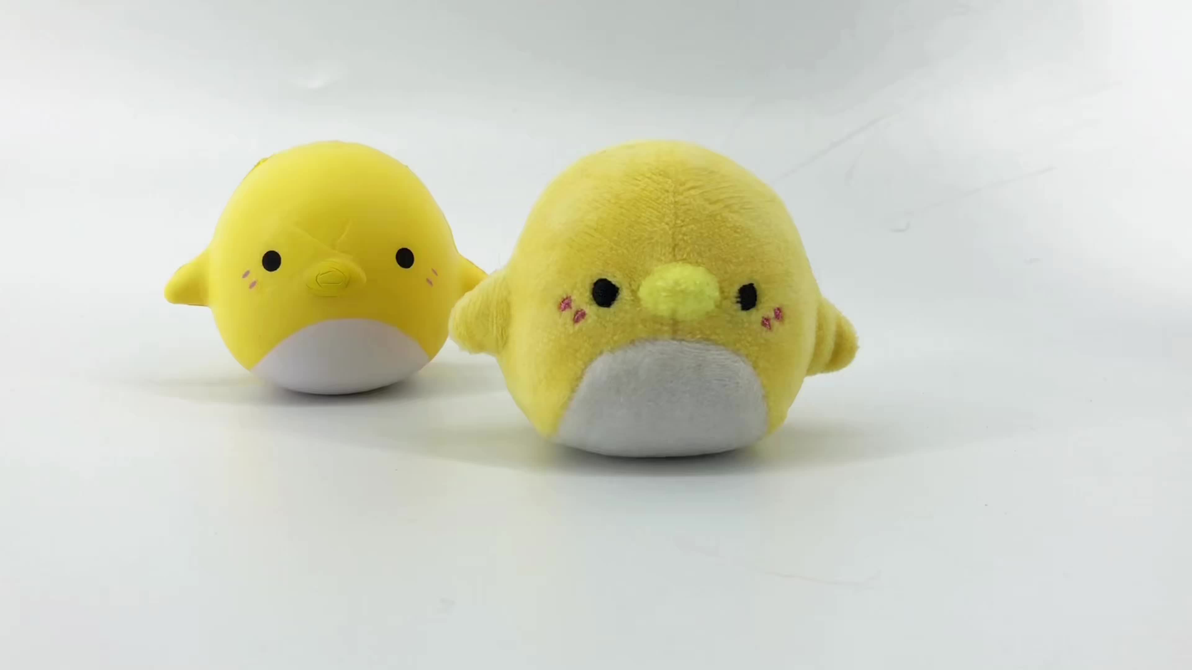 自定义缓慢上升 squishy 小鸡毛绒玩具充满 pu 压力球