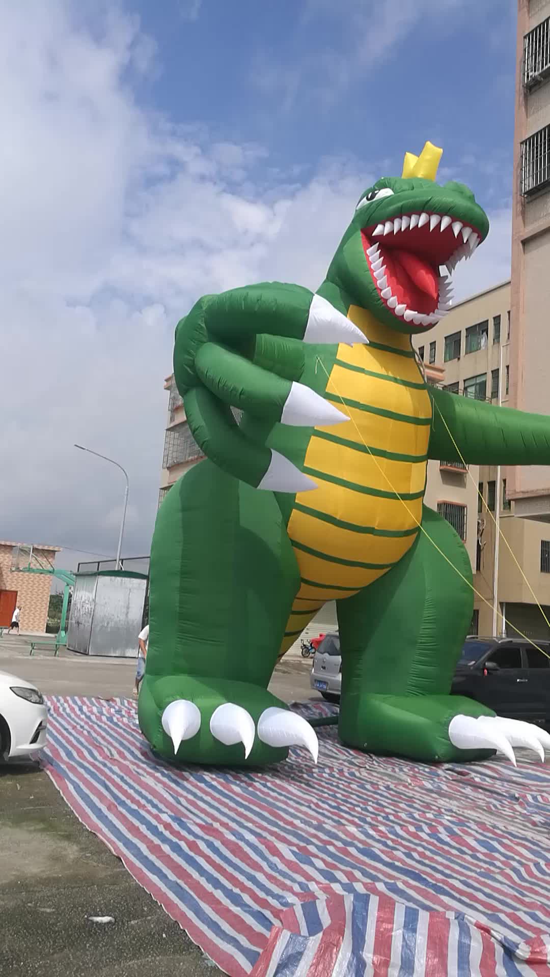 广州商业充气龙充气恐龙卡通角色定制