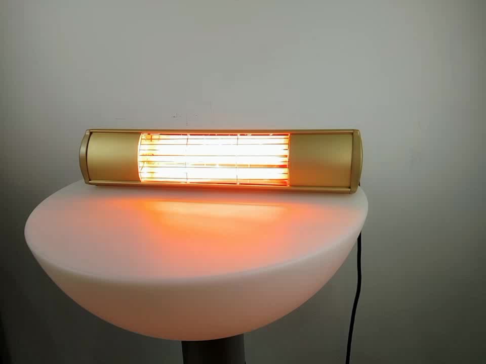 户外壁挂式金管红外线加热器