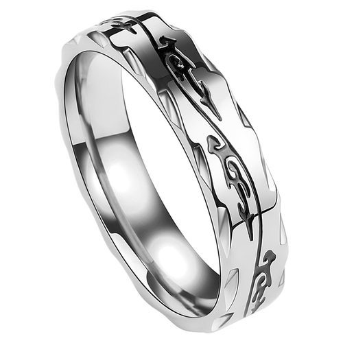 钛钢男士戒指潮男个性高级感单身龙指环潮牌食指时尚网红小众设计