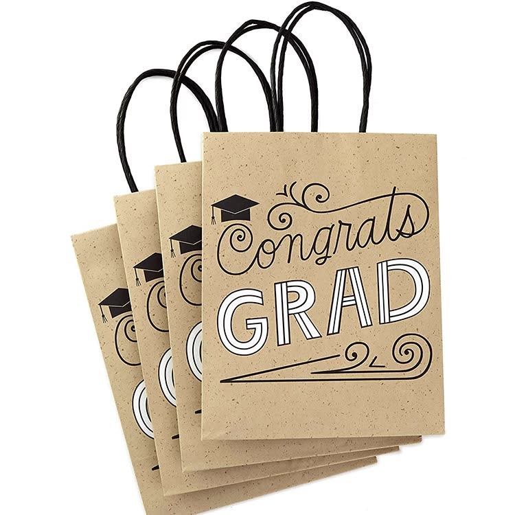 christmas paper gift bag packaging custom shopping paper bag