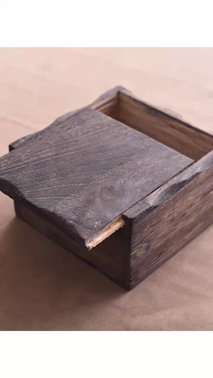 木制首饰抽拉式盒子木盒便携实用珠宝收纳桌面整理盒可印logo