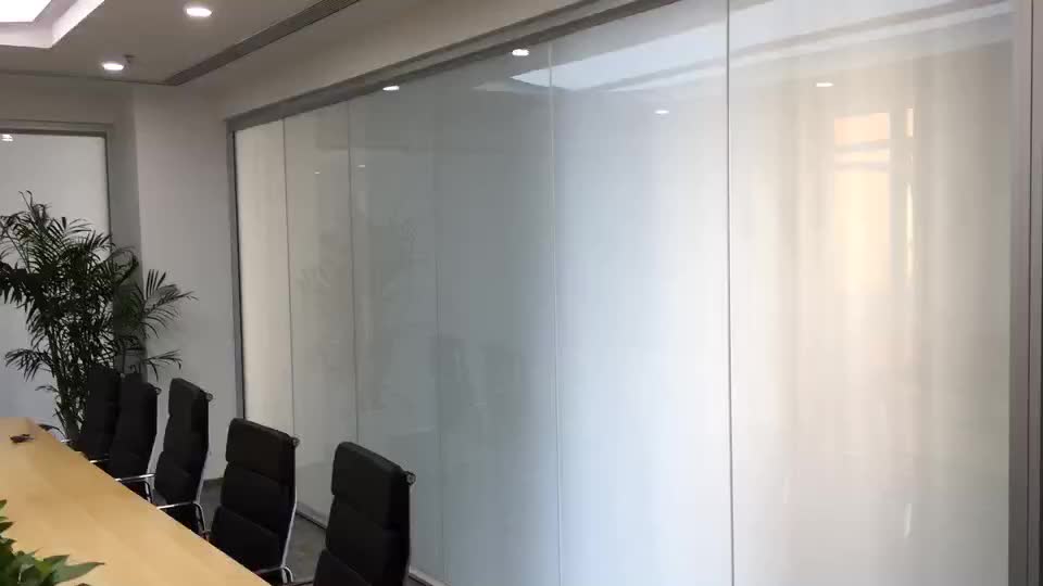 长沙办公室磨砂玻璃 钢化玻璃 铝合金不锈钢超白钢化玻璃隔断