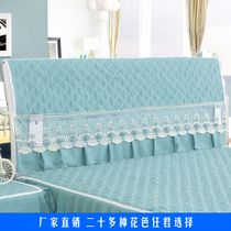 Bedside cover Bedside cover 1 5m bed 1 8m bed Modern simple warm padded plus thick wood soft bag protective cover