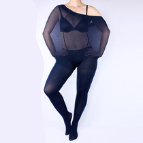 200 catty women loaded with fat MM silk stockings with pantyhose double face plus gear plus fattening up overweight silk stockings chubby girl to beat bottom socks