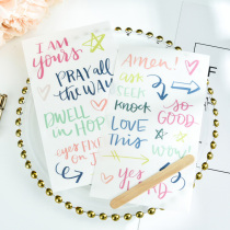 Judy hand scrape transfer paper scrape RUB ON 2 pieces