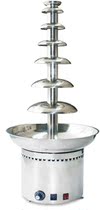 New stainless steel commercial household electric plug-in chocolate fountain machine (7 layers) new power np40