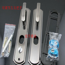 Entry door lock large door lock anti-theft door handle anti-theft door lock accessories black gold handle lock single live Double Live