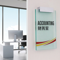 Acrylic simple room card can be replaced door number customized company office mens and womens bathroom aluminum alloy sign