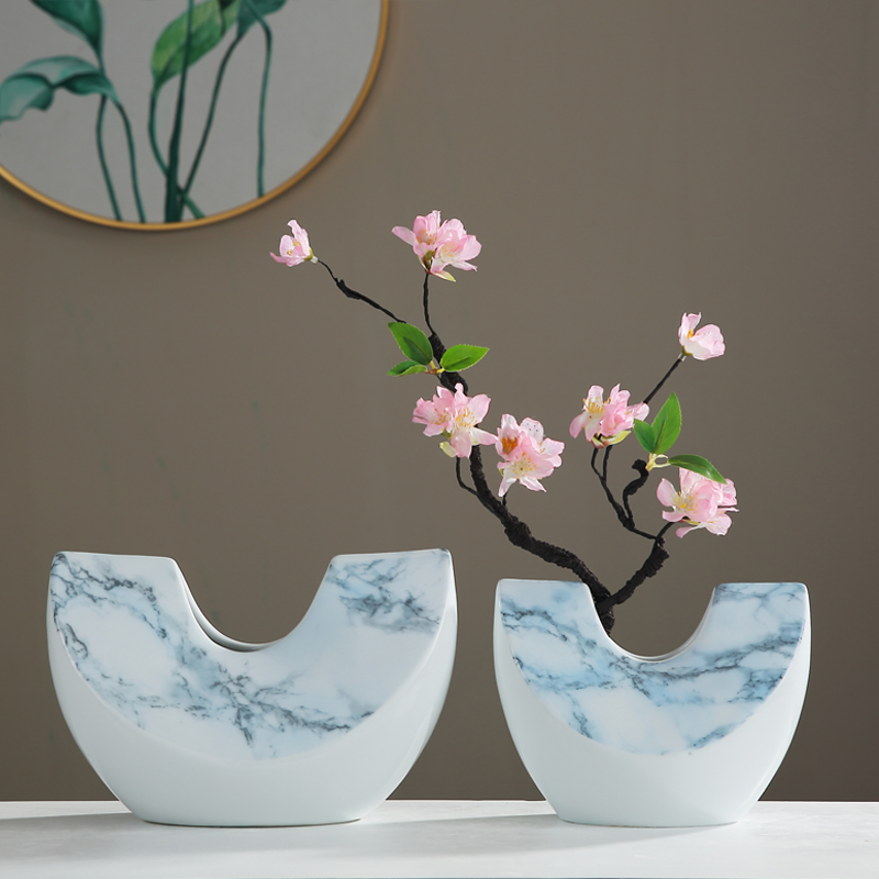 Modern ceramic vase dried flower arranging flowers is placed the new Chinese style of the sitting room porch ark, TV ark, household soft adornment