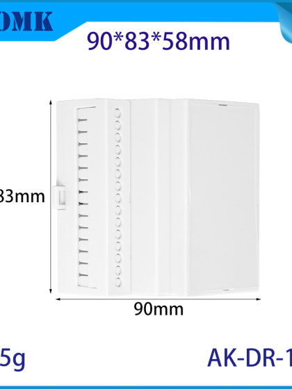 SZOMK RAIL-TYPE PLC 기기 산업 제어 플라스틱 쉘 ABS 전원 전원 스위치 쉘 사용자 정의 처리 DR-105 SZOMK RAIL-TYPE PLC 기기 산업 제어 플라스틱 쉘 ABS 전원 전원 스위치 쉘 사용자 정의 처리 DR-105