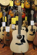 Taylor 110E walnut back and side veneer ballad electric box