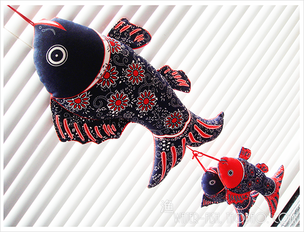 布艺鱼鲤鱼布鱼挂件壁饰布络家居挂饰品中国风手工特色中式礼品