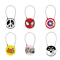 Password lock padlock luggage lock small cabinet lock wire lock gym locker office drawer cartoon lock