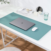 Double-sided two-color leather table mat waterproof writing desk pad super large mouse pad keyboard pad widened and enlarged super long pad
